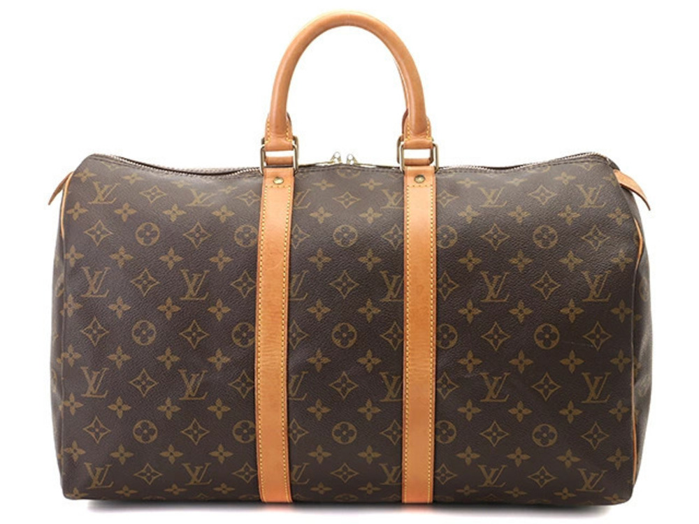 LOUIS VUITTON Keepall Boston Bag Monogram